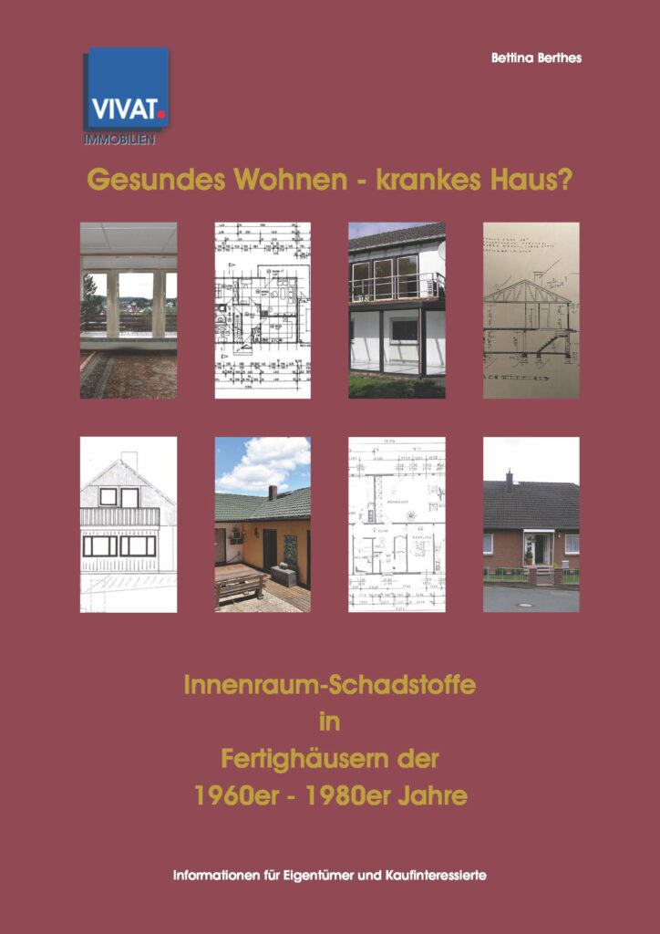Cover der Schadstoffbroschüre von VIVAT Immobilien (Bettina Berthes).